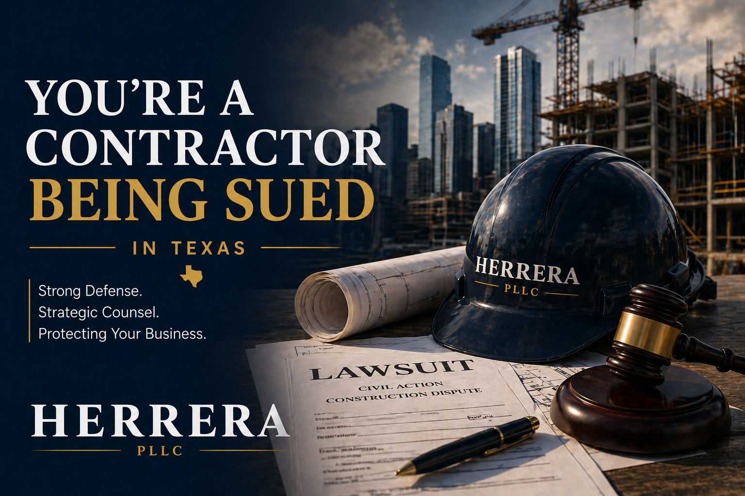 You're a Contractor Being Sued in Texas