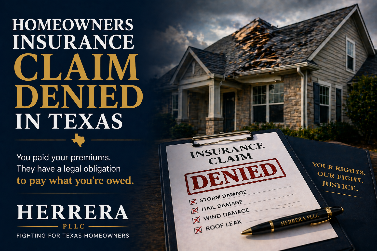 Homeowners Insurance Claim Denied in Texas