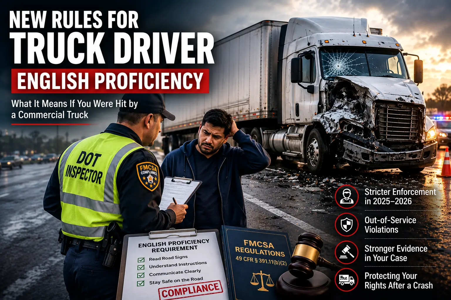truck driver English proficiency