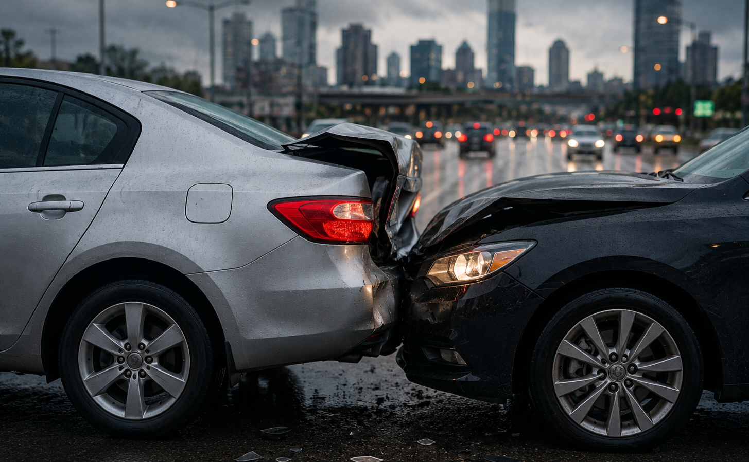 Texas rear-end collision fault
