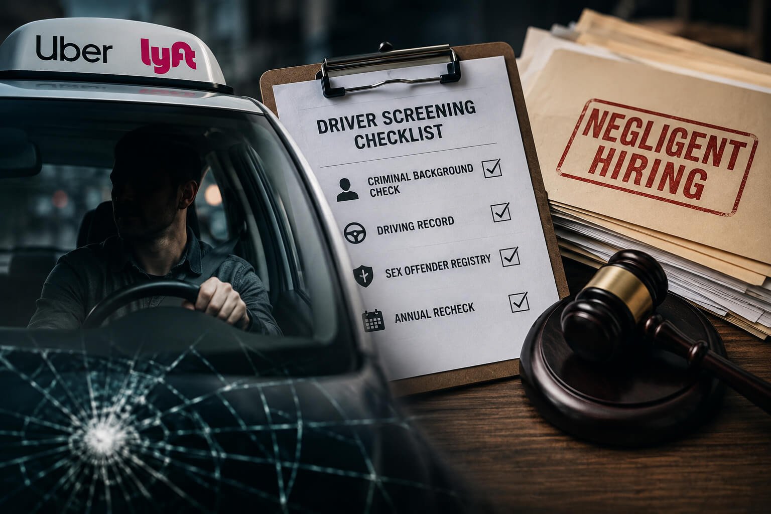 Uber Lyft negligent hiring Texas